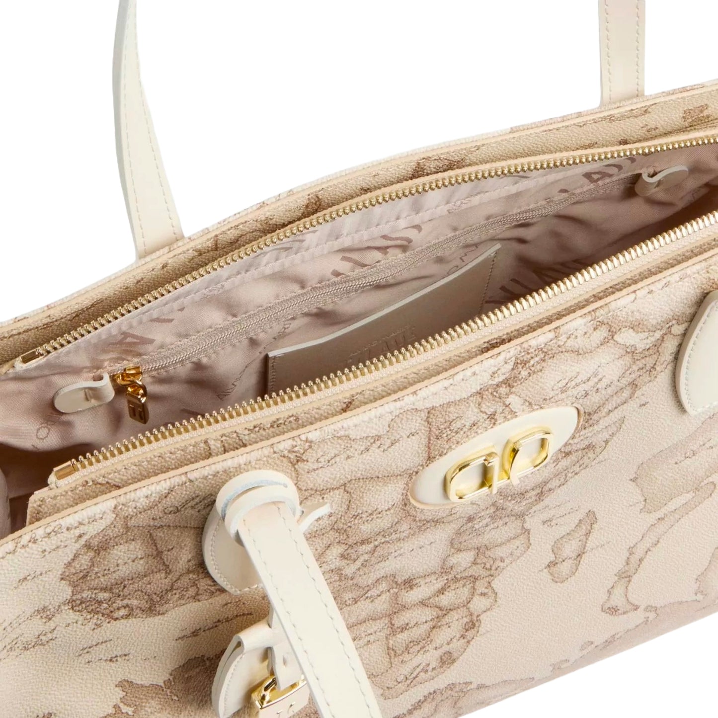 Borsa Donna Shopping Pelle Alviero Martini 1A Classe – Sand Safari Geo Borse beige - vista 4