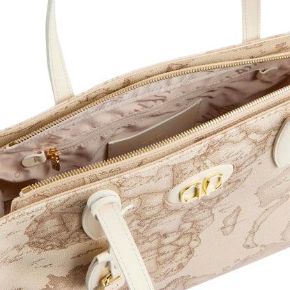 Borsa Donna Shopping Pelle Alviero Martini 1A Classe – Sand Safari Geo Borse beige - vista 4