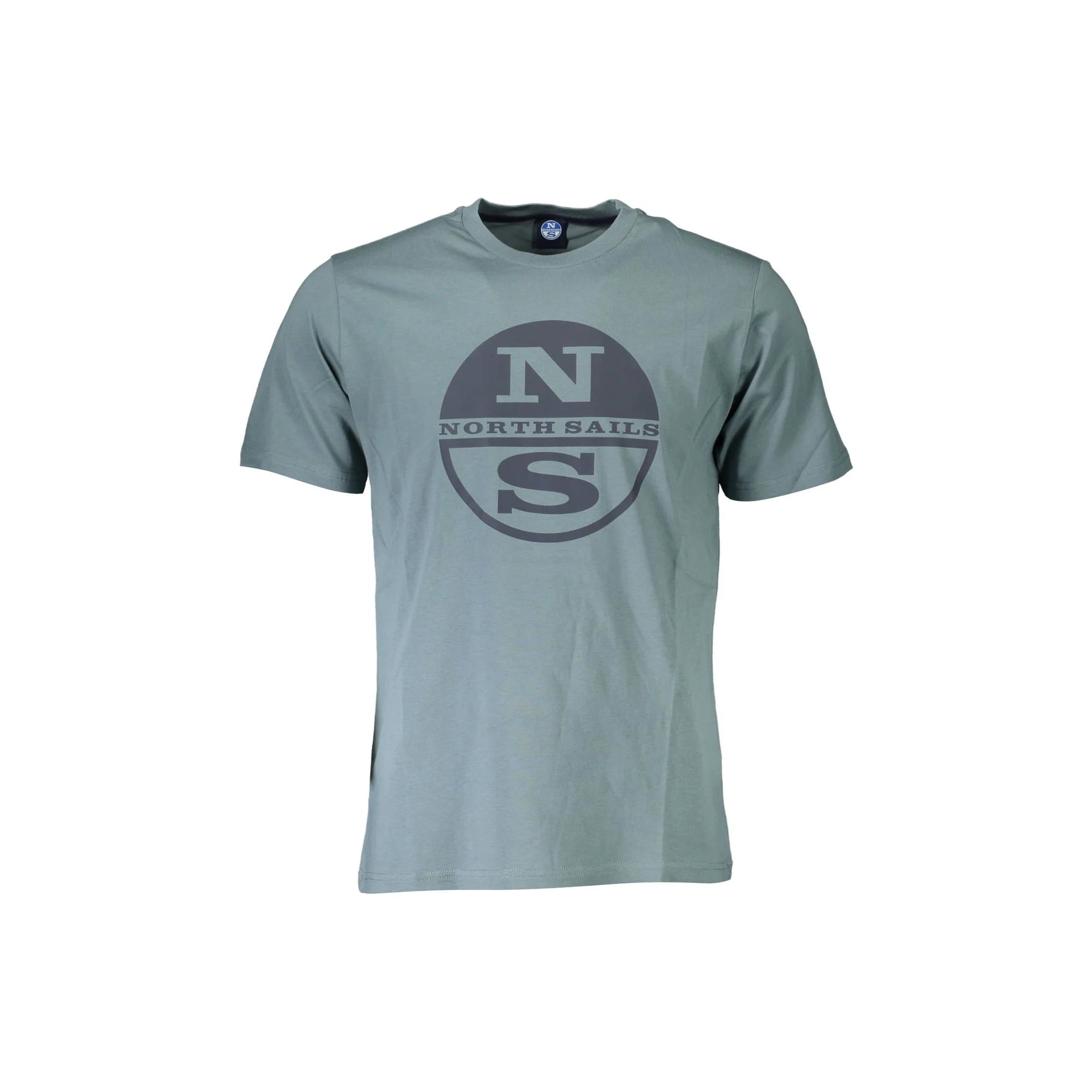 North Sails T-Shirt Maniche Corte Uomo Verde Stampa Logo - foto prodotto
