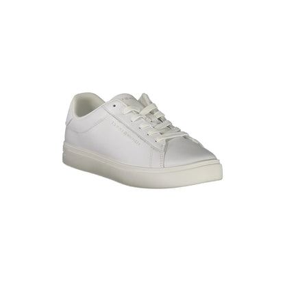 TOMMY HILFIGER Scarpe Sneakers Donna Bianche con Plantare Removibile bianco - vista 2