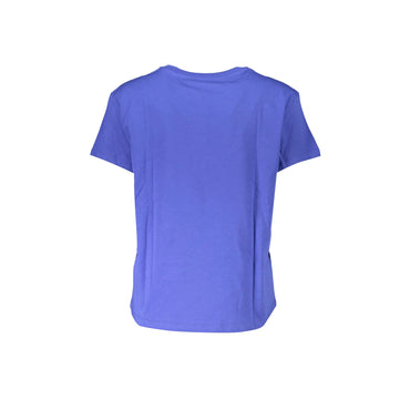 PATRIZIA PEPE T-SHIRT MANICHE CORTE DONNA BLU