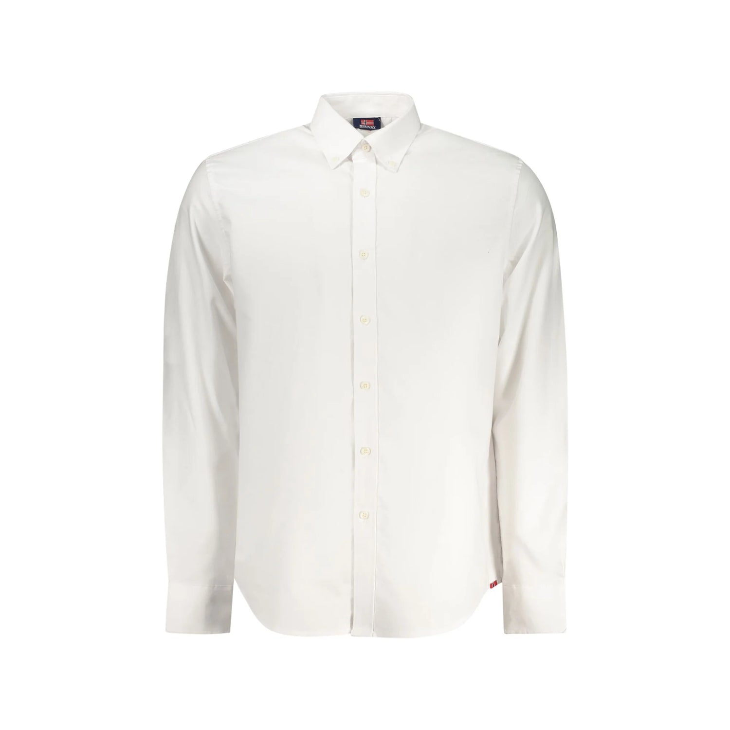 Norway 1963 Camicia Maniche Lunghe Uomo Bianca Collo Button Down Camicie Bianco - foto prodotto