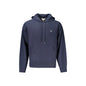 Calvin Klein Felpa Uomo Blu Cappuccio Garzata Tascone Ricamo Felpe - foto prodotto