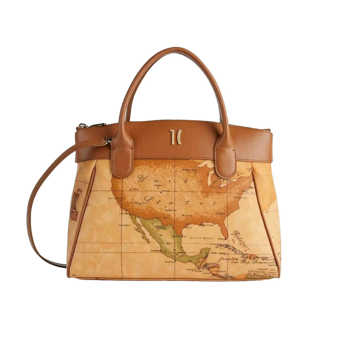 Borsa Donna a Mano con Tracolla Alviero Martini 1A Classe – Heritage Geo Borse Cuoio - foto prodotto