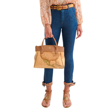 Borsa Donna a Mano con Tracolla Alviero Martini 1A Classe – Heritage Geo Borse - vista 2