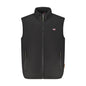 Norway 1963 Smanicato Uomo Nero con Zip Interno Pile Logo Giubbotti e Giacche - foto prodotto