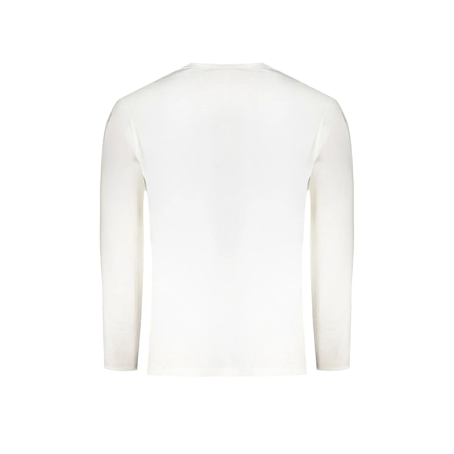 Pepe Jeans T-Shirt Maniche Lunghe Uomo Bianca Stampa Logo bianco - vista 2