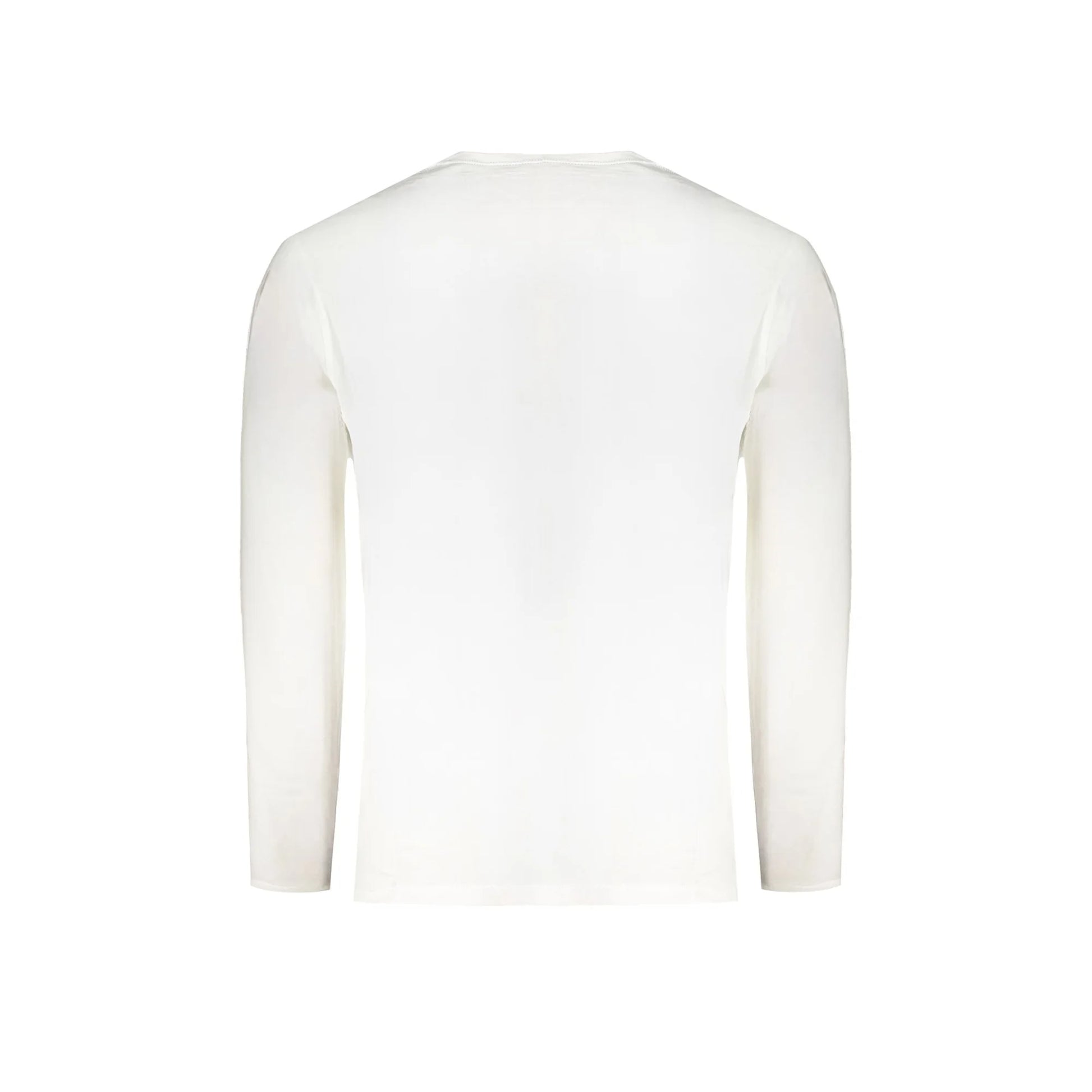 Pepe Jeans T-Shirt Maniche Lunghe Uomo Bianca Stampa Logo bianco - vista 2