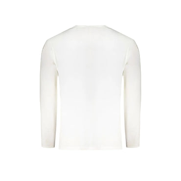 Pepe Jeans T-Shirt Maniche Lunghe Uomo Bianca Stampa Logo bianco - vista 2