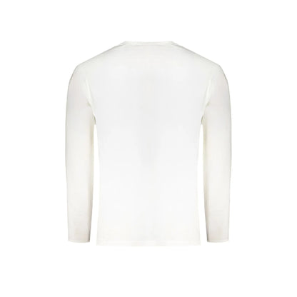 Pepe Jeans T-Shirt Maniche Lunghe Uomo Bianca Stampa Logo bianco - vista 2
