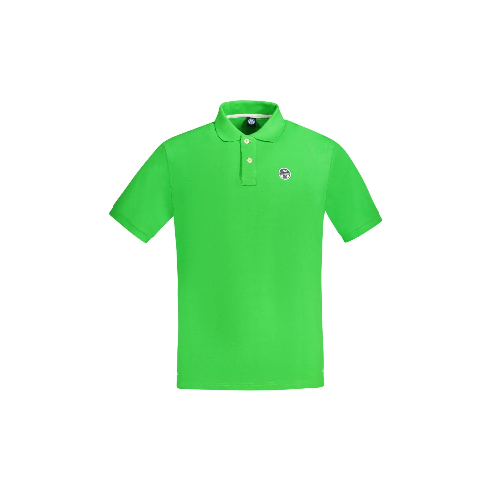 NORTH SAILS POLO MANICHE CORTE UOMO VERDE
