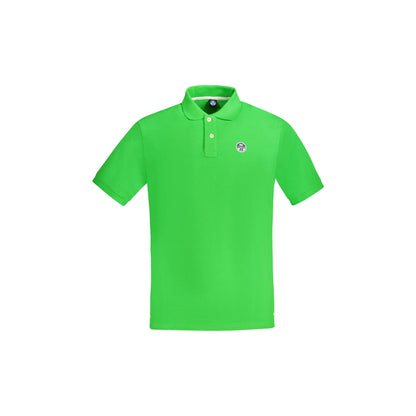 North Sails Polo Maniche Corte Uomo Verde Logo - foto prodotto