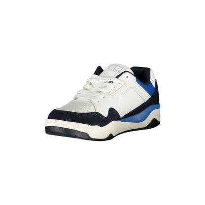 TOMMY HILFIGER Scarpe Sneakers Uomo Blu con Dettagli a Contrasto - vista 3