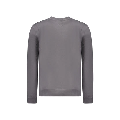Tommy Hilfiger Felpa Uomo Grigia Girocollo Felpata Logo Felpe grigio - vista 2