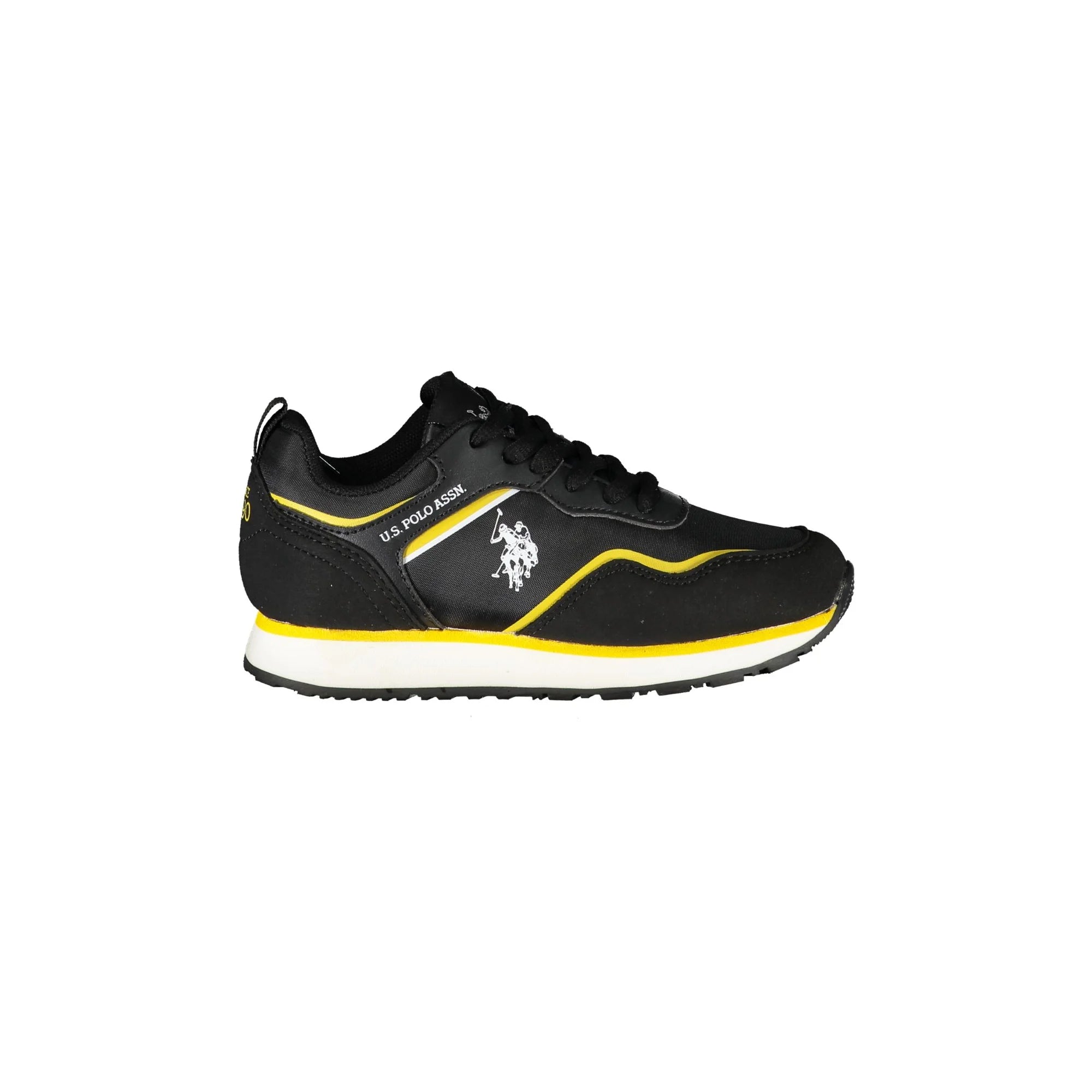 U.S. POLO ASSN. Scarpe Sneakers Bambino Nere con Dettagli a Contrasto Nero - foto prodotto