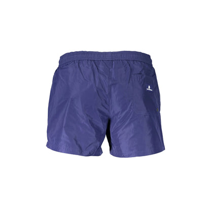 Karl Lagerfeld Beachwear Costume da Mare Uomo Blu Stampa - vista 2
