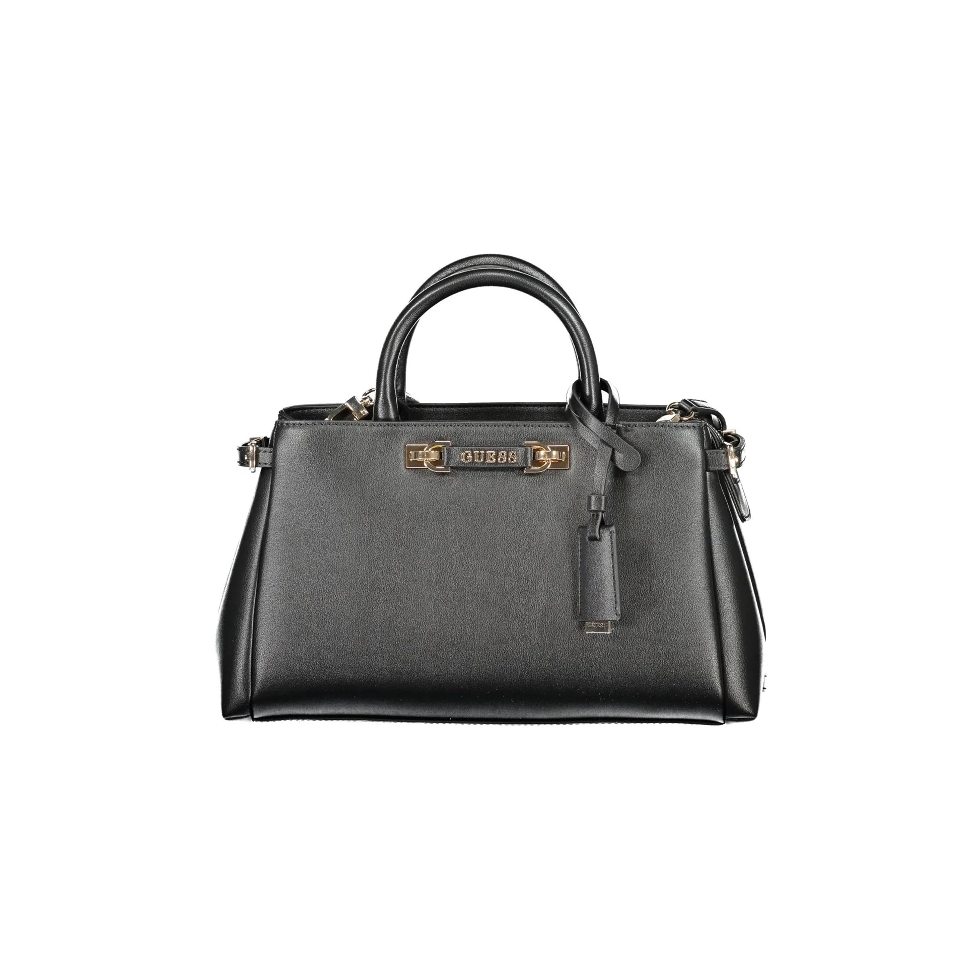 Guess Jeans Borsa a Tracolla Donna Nera Dettagli a Contrasto Borse Nero - foto prodotto