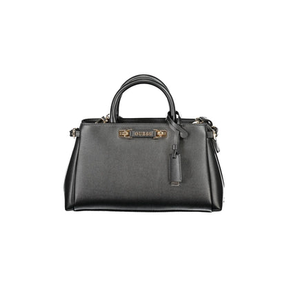 Guess Jeans Borsa a Tracolla Donna Nera Dettagli a Contrasto Borse Nero - foto prodotto