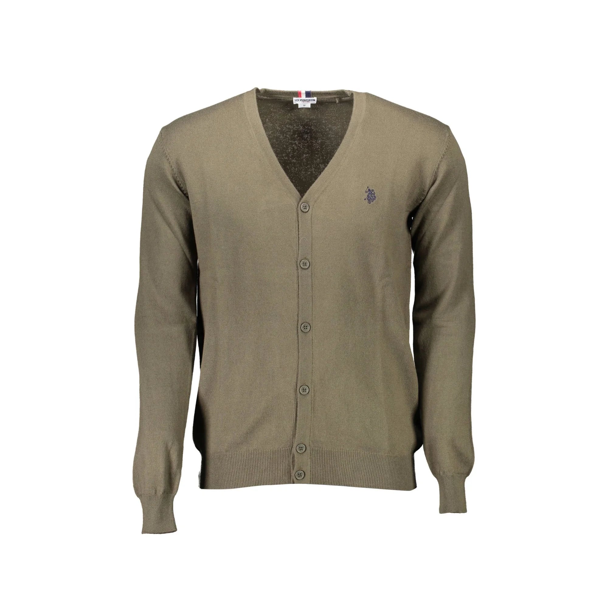 U.S. POLO CARDIGAN UOMO VERDE