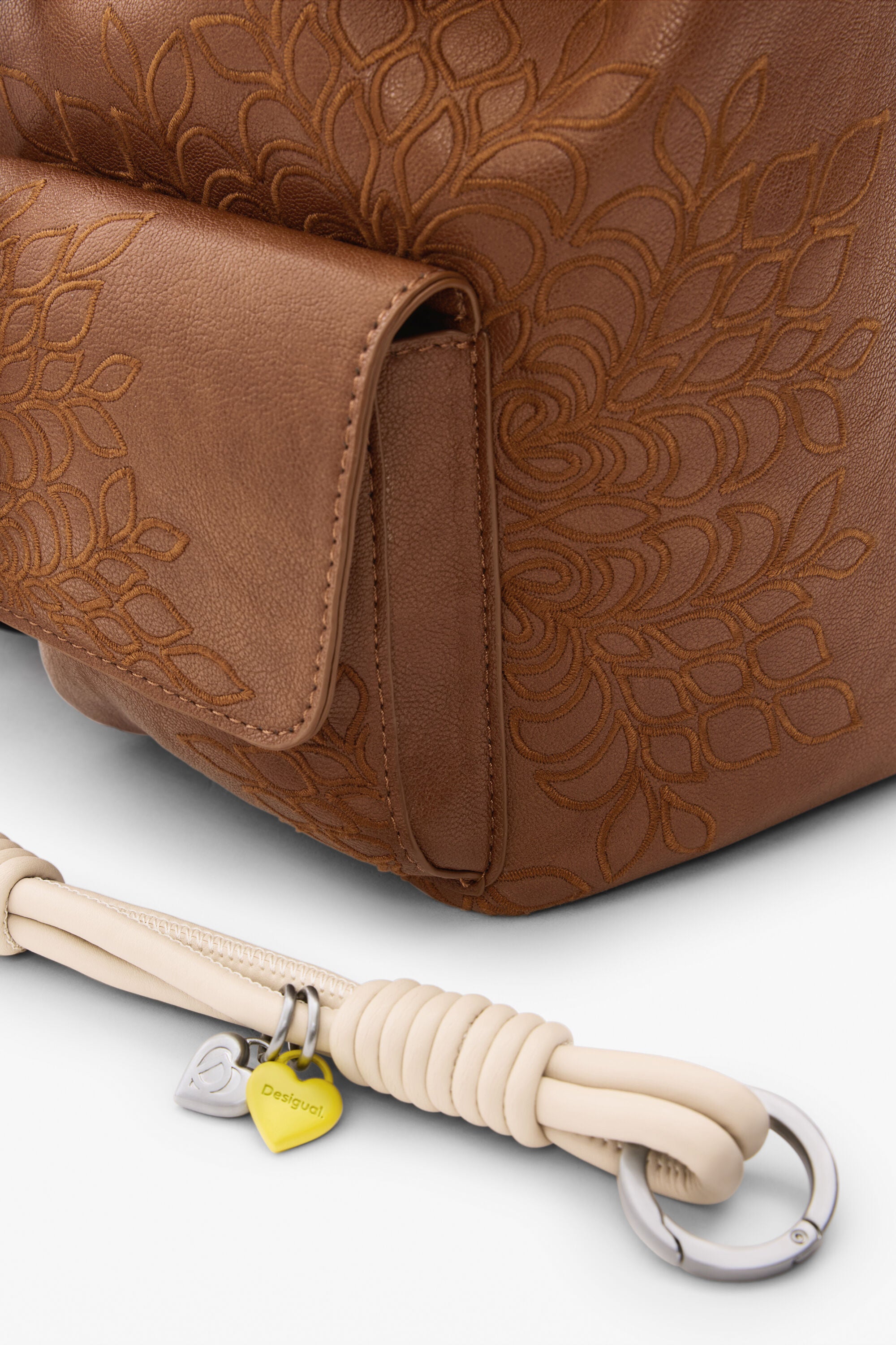 Desigual Zaino Donna Marrone Chiusura a Coulisse Zaini - vista 6