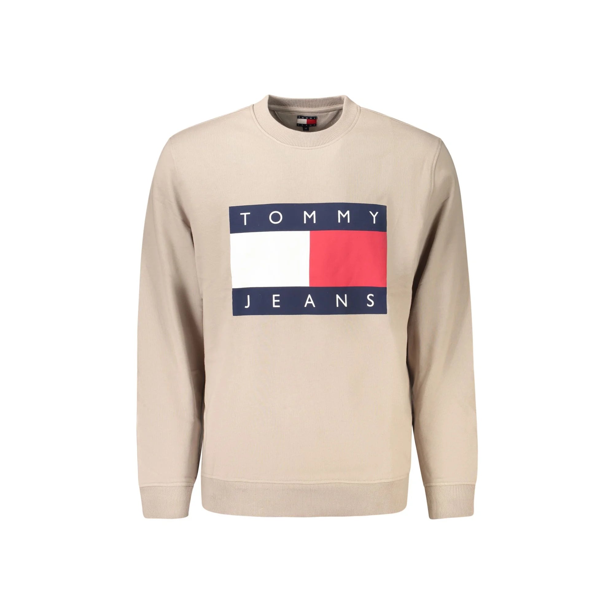 TOMMY HILFIGER FELPA SENZA ZIP UOMO BEIGE