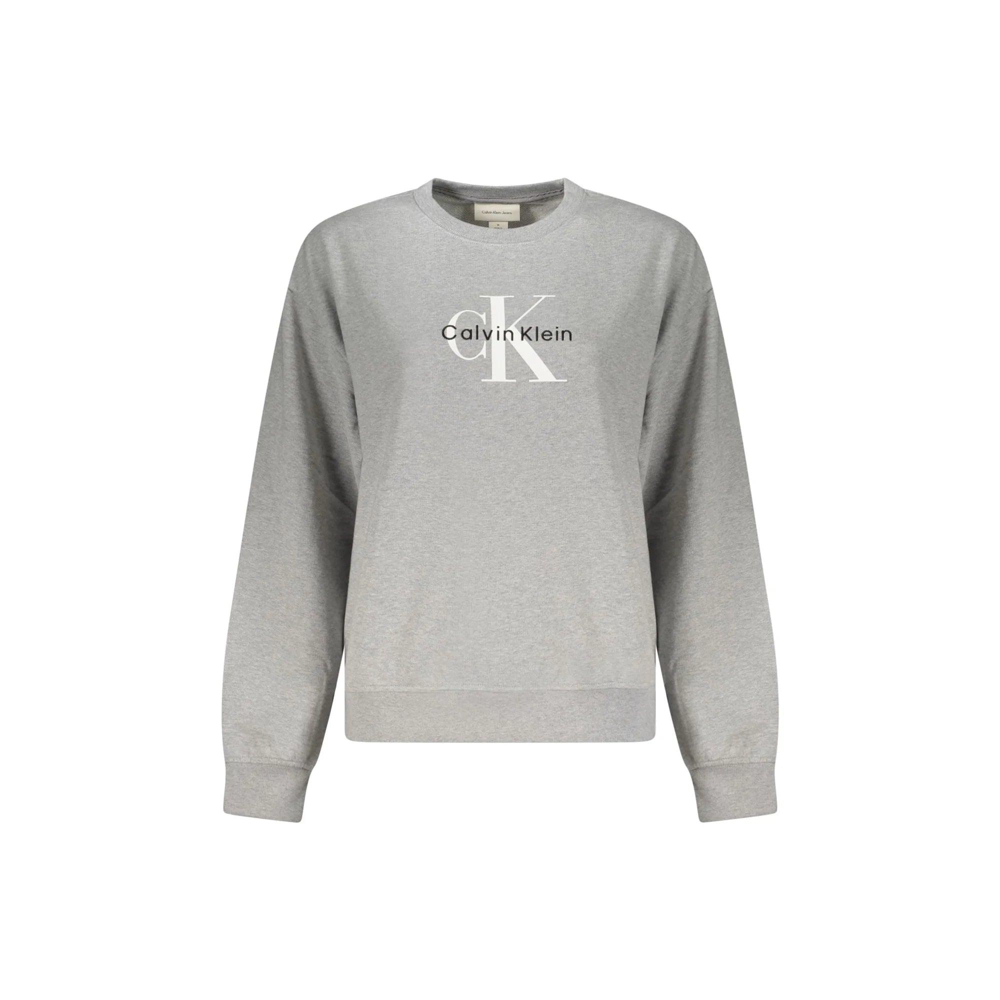 CALVIN KLEIN FELPA SENZA ZIP DONNA GRIGIO