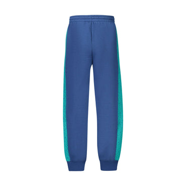 Jordan Pantaloni Uomo Blu Stampa Logo Pantaloni tuta - vista 2