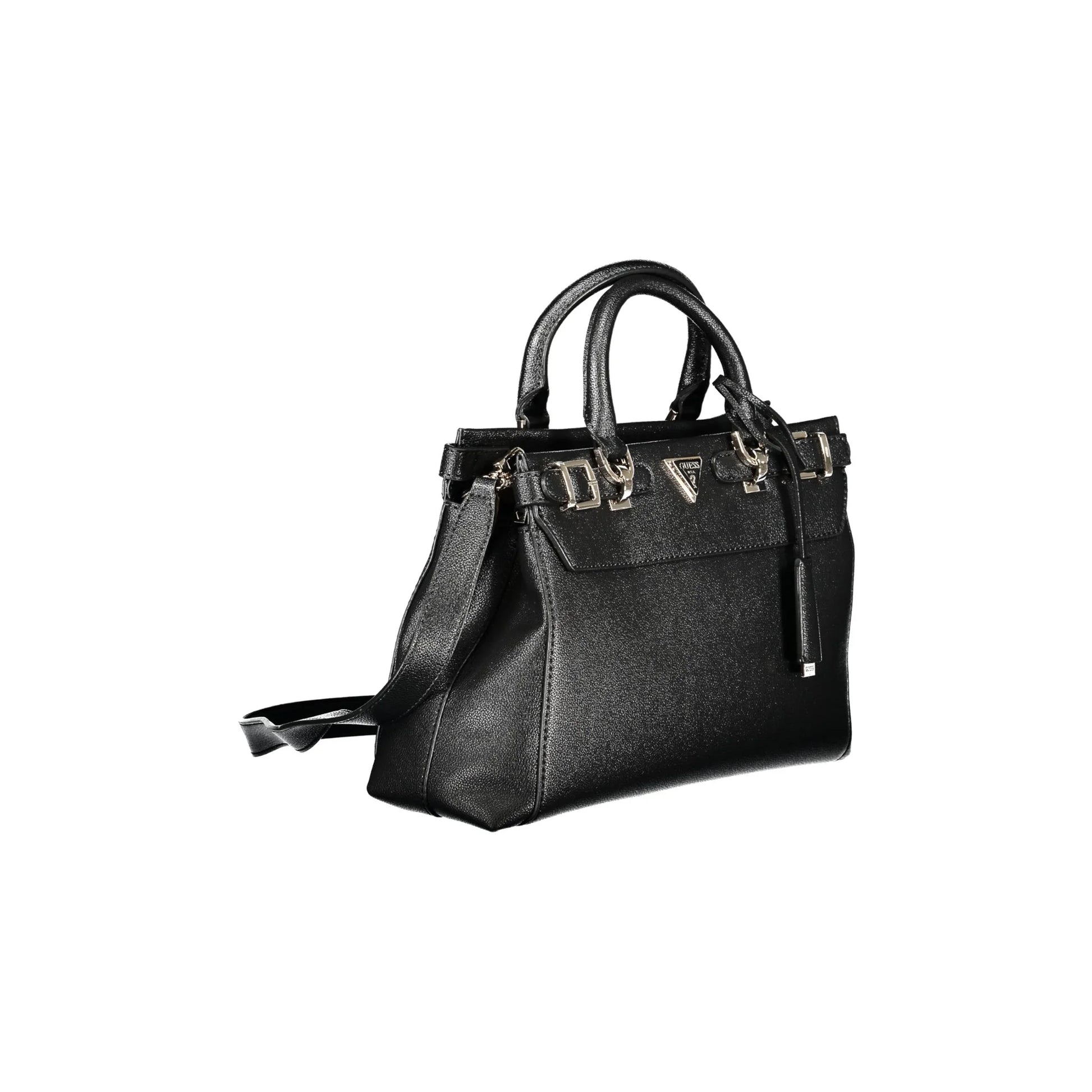 Guess Jeans Borsa a Tracolla Donna Nera Logo Borse nero - vista 3