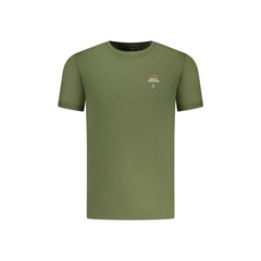 Aeronautica Militare T-Shirt Uomo Verde Girocollo Cotone Stampa