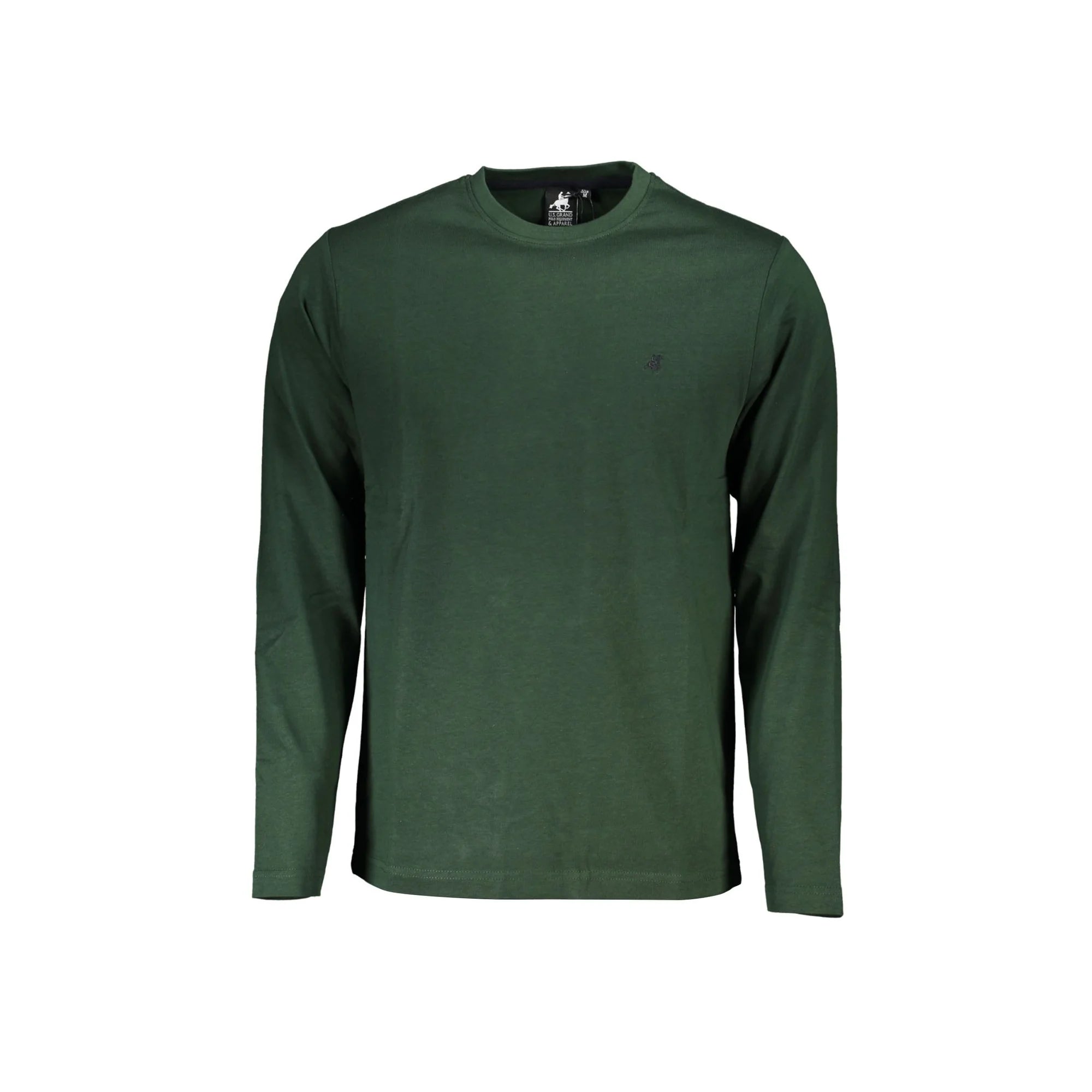 U.S. GRAND POLO T-SHIRT MANICHE LUNGHE UOMO VERDE