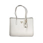 GUESS JEANS Borsa Donna Bianca Meridian a Spalla con Tasche Esterne e Zip Borse Bianco - foto prodotto