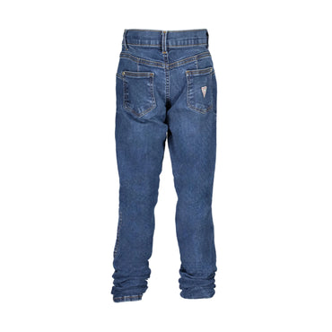 Guess Jeans Bambina Blu Effetto Slavato bambino - vista 2