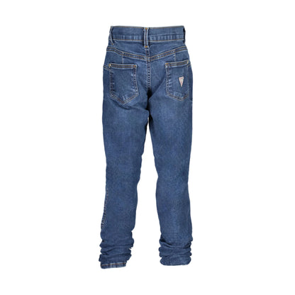 Guess Jeans Bambina Blu Effetto Slavato bambino - vista 2