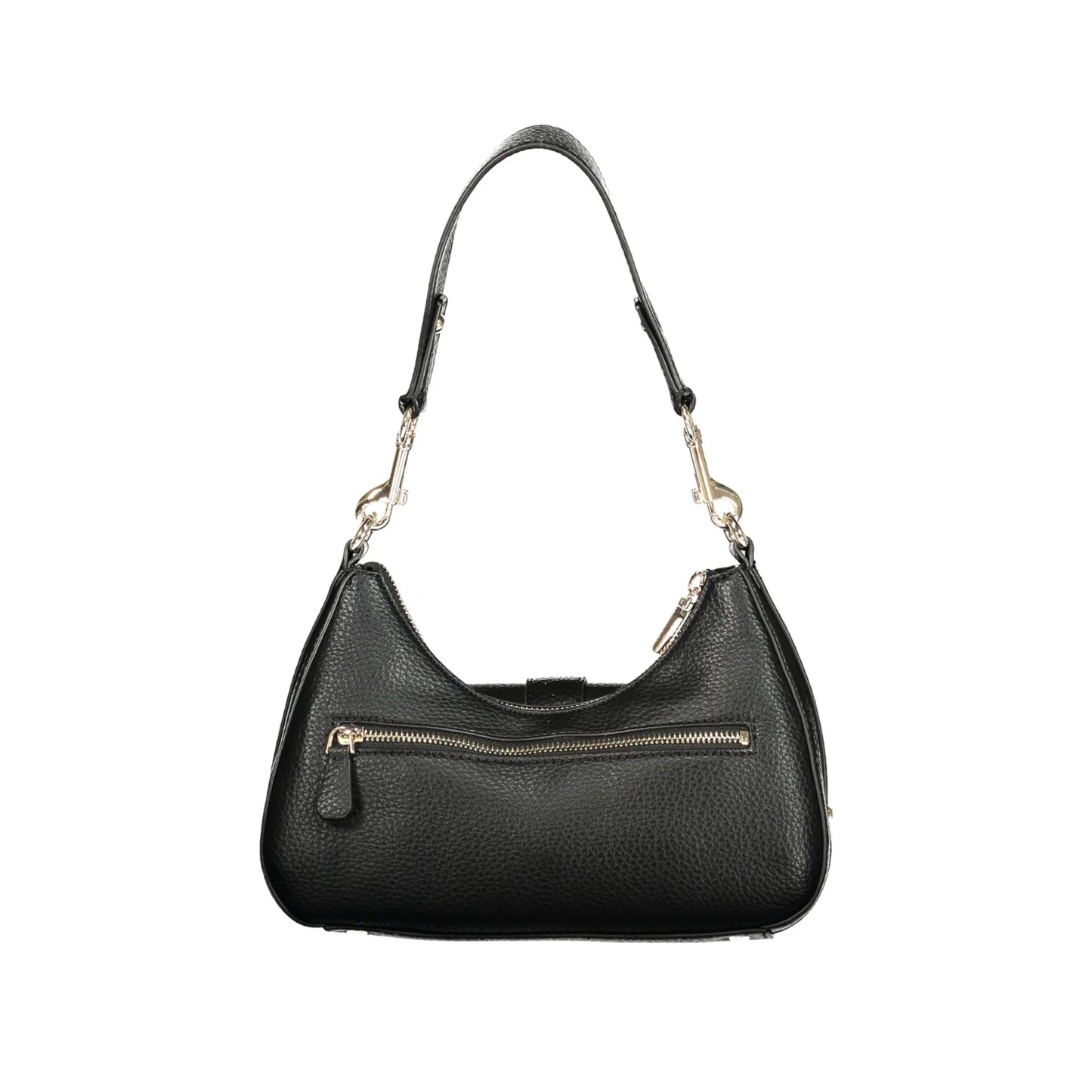 Guess Jeans Borsa a Spalla Donna Nera Logo Borse nero - vista 2