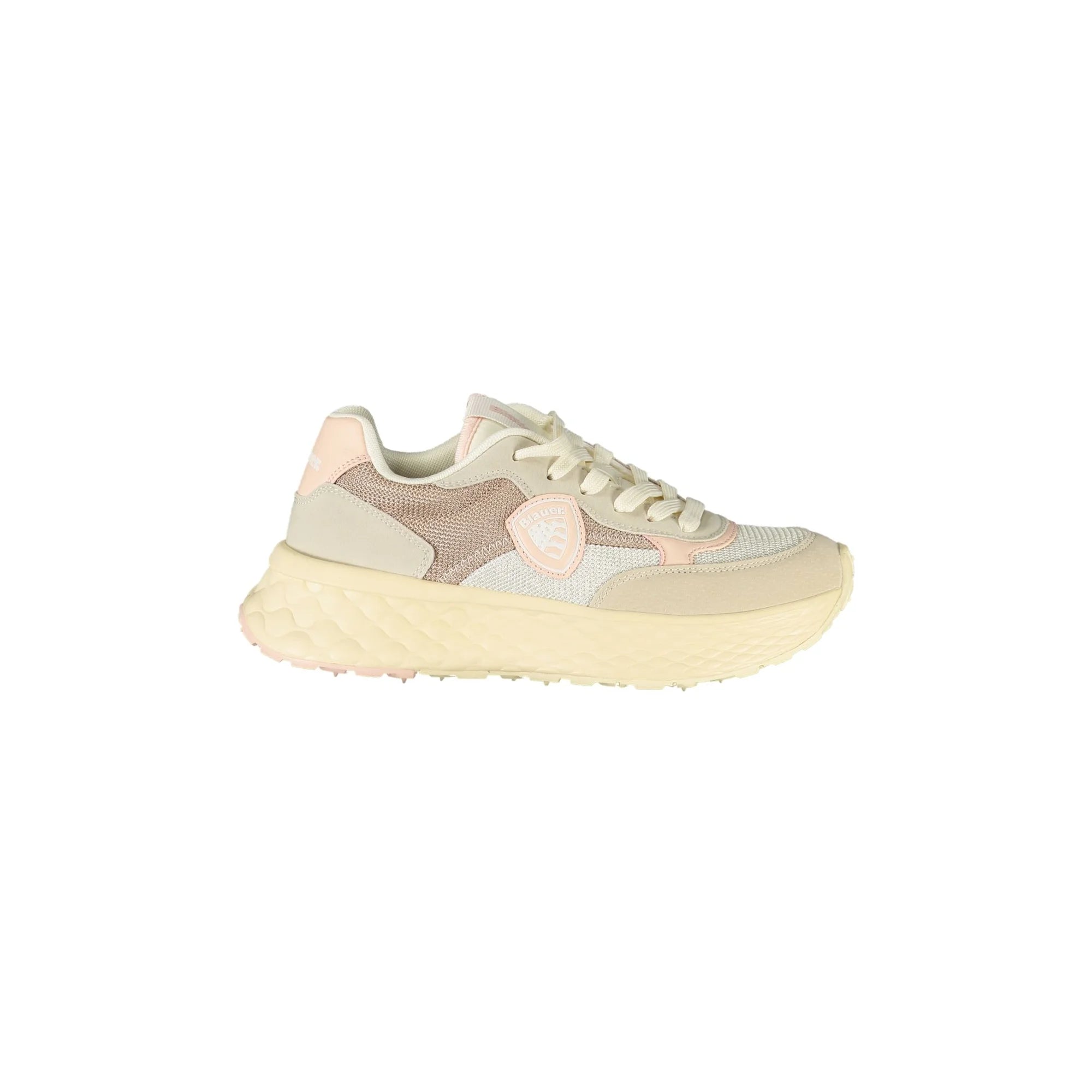 Blauer Sneakers donna Beige