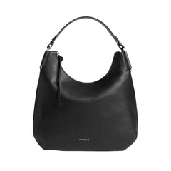 COCCINELLE Borsa Donna a Spalla Nera Rebekka Small in Vera Pelle