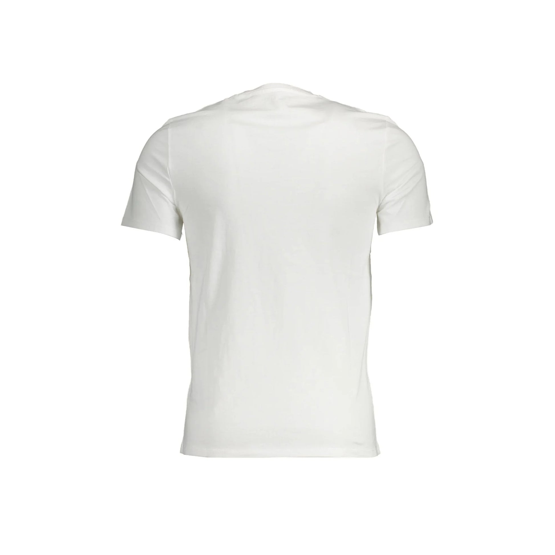Guess Jeans T-Shirt Maniche Corte Uomo Bianca Logo bianco - vista 2