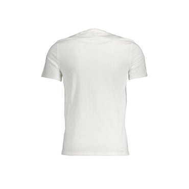 Guess Jeans T-Shirt Maniche Corte Uomo Bianca Logo bianco - vista 2