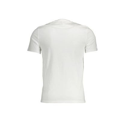 Guess Jeans T-Shirt Maniche Corte Uomo Bianca Logo bianco - vista 2