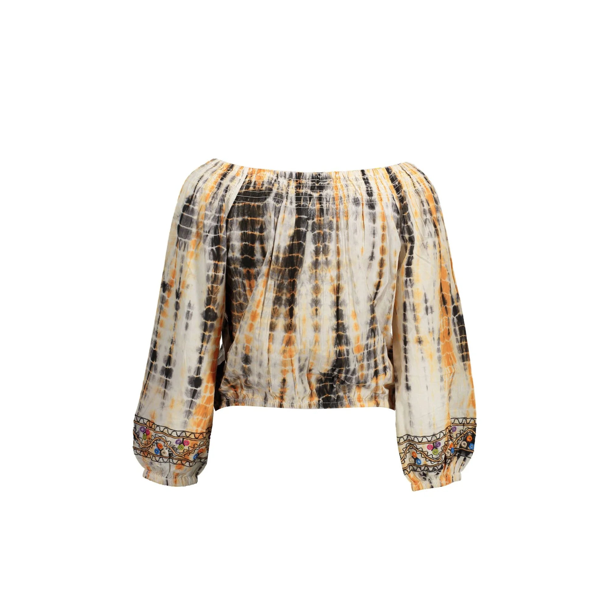 DESIGUAL T-SHIRT MANICHE LUNGHE DONNA BEIGE