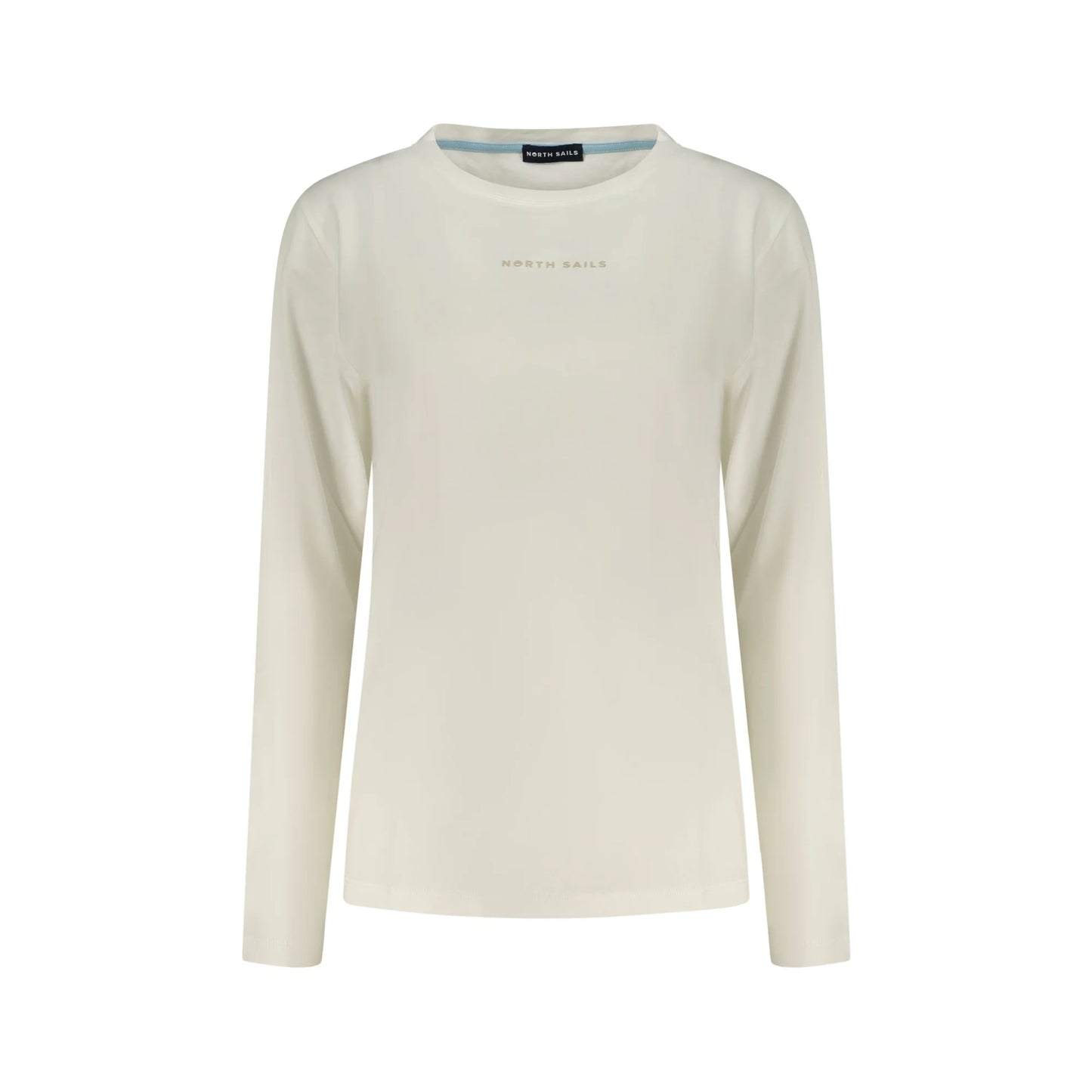 North Sails T-Shirt Maniche Lunghe Donna Bianca Stampa in Rilievo Bianco - foto prodotto