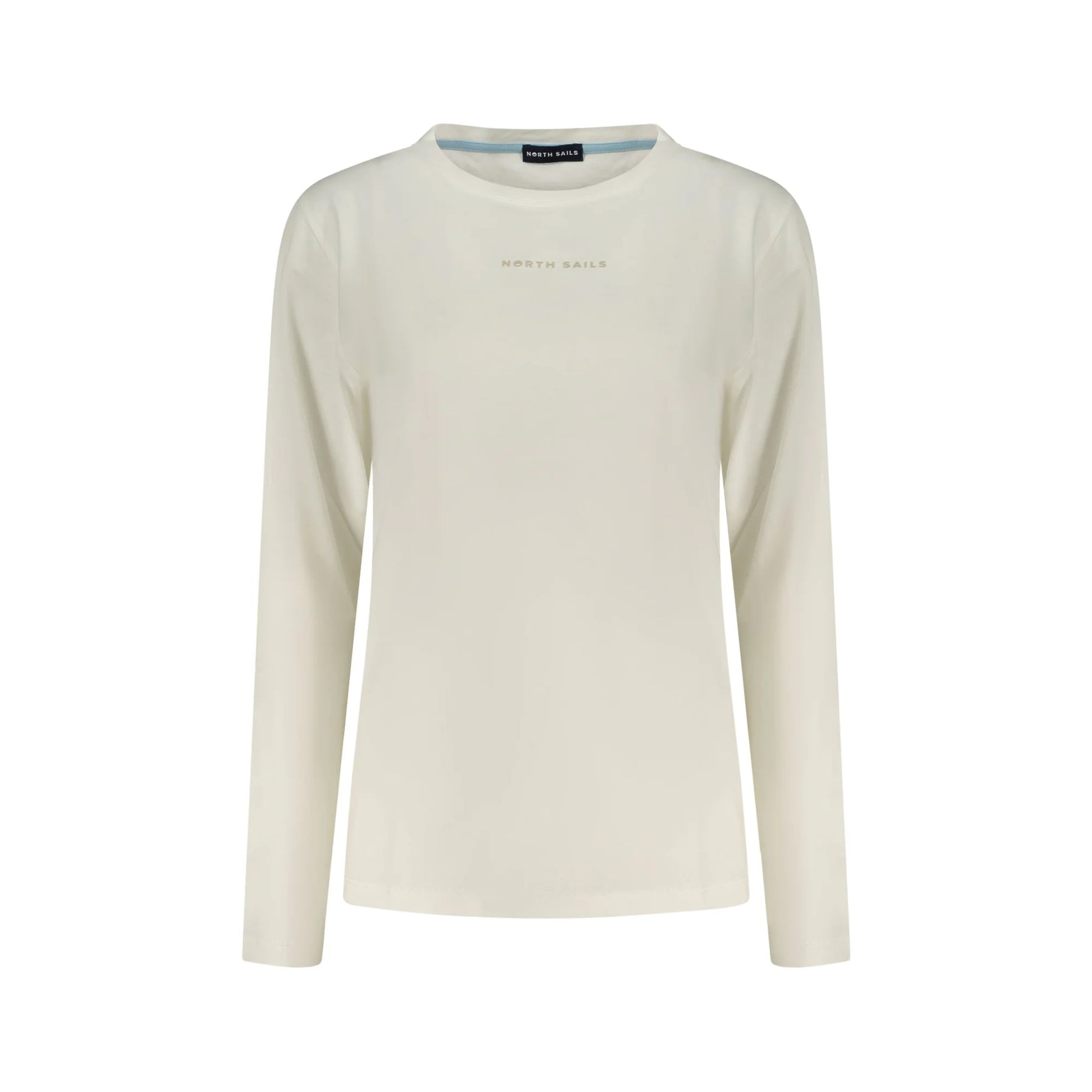 North Sails T-Shirt Maniche Lunghe Donna Bianca Stampa in Rilievo Bianco - foto prodotto