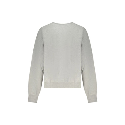 Calvin Klein Felpa Maniche Lunghe Donna Grigia Ricamo Felpe grigio - vista 2
