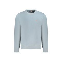 Napapijri Sweat Homme Gris Col Rond en Coton Gratté