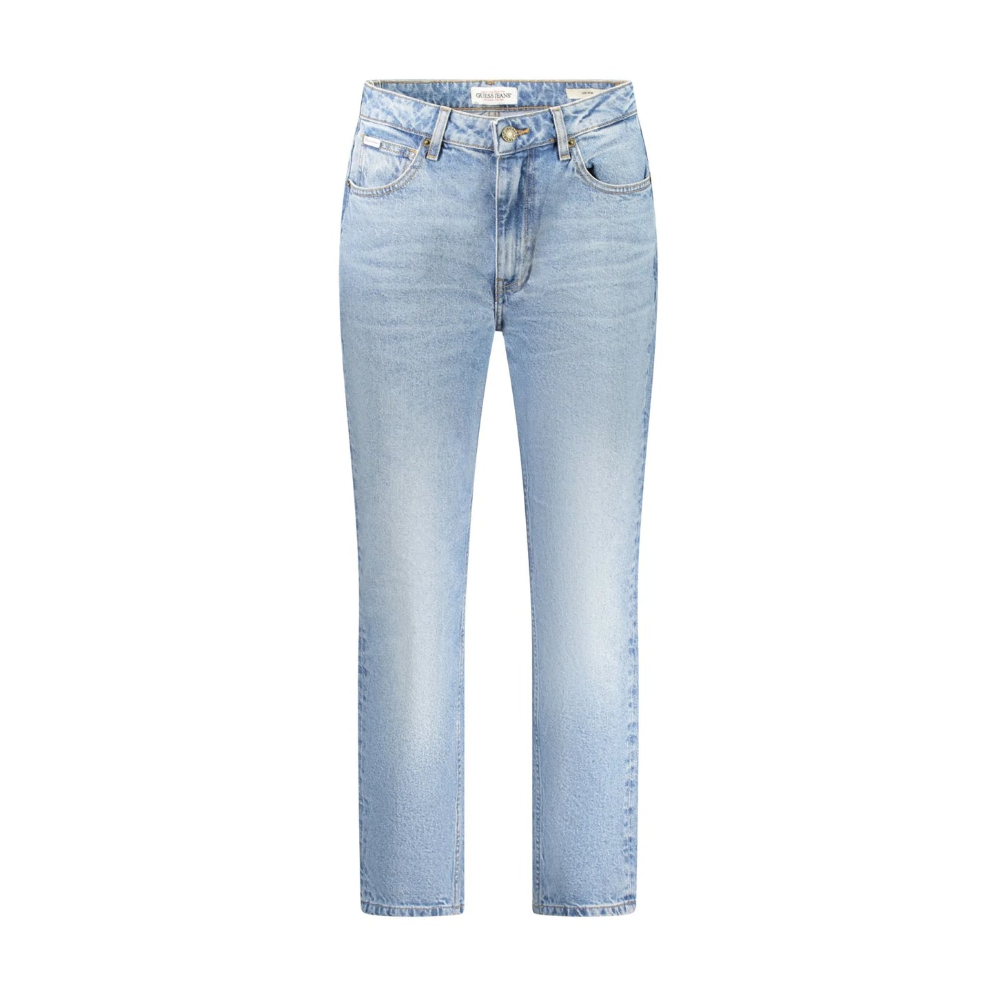 Guess Jeans Donna Azzurri Effetto Slavato Logo Azzurro - foto prodotto