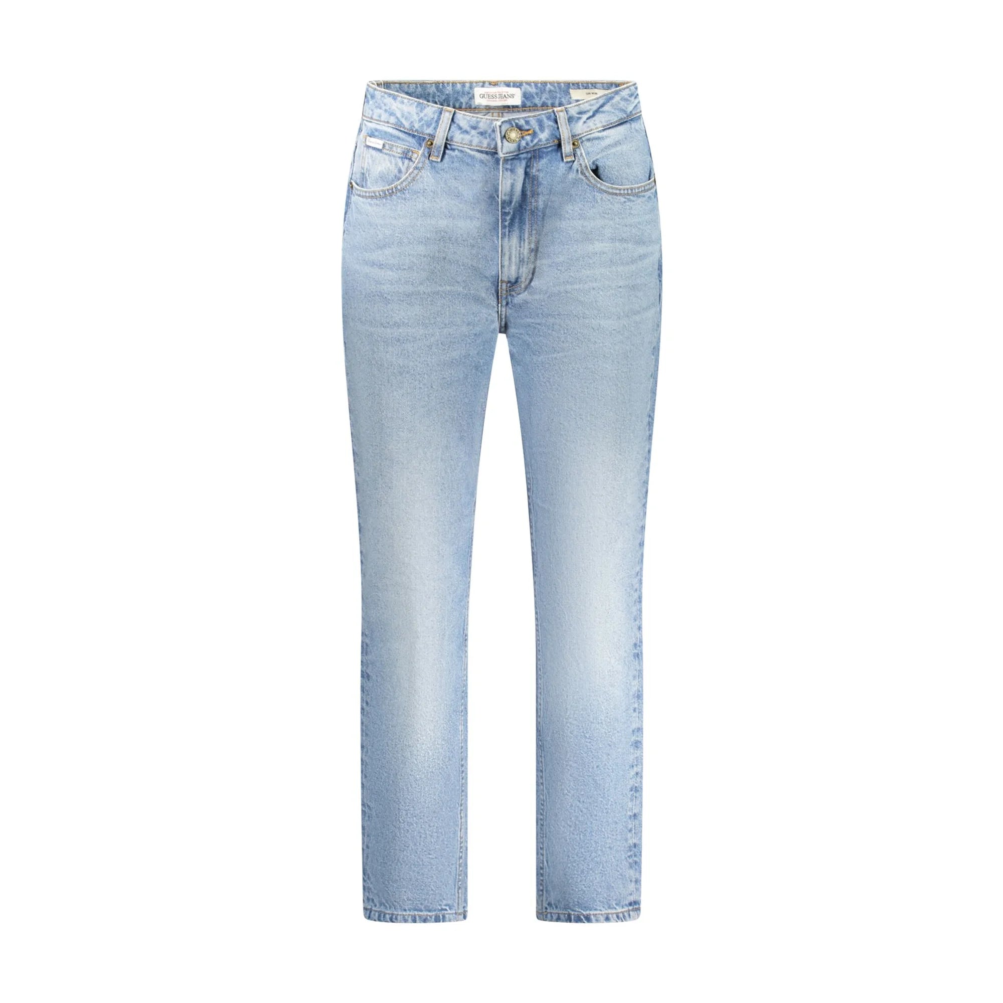 Guess Jeans Donna Azzurri Effetto Slavato Logo Azzurro - foto prodotto