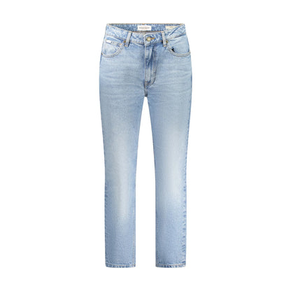 Guess Jeans Donna Azzurri Effetto Slavato Logo Azzurro - foto prodotto
