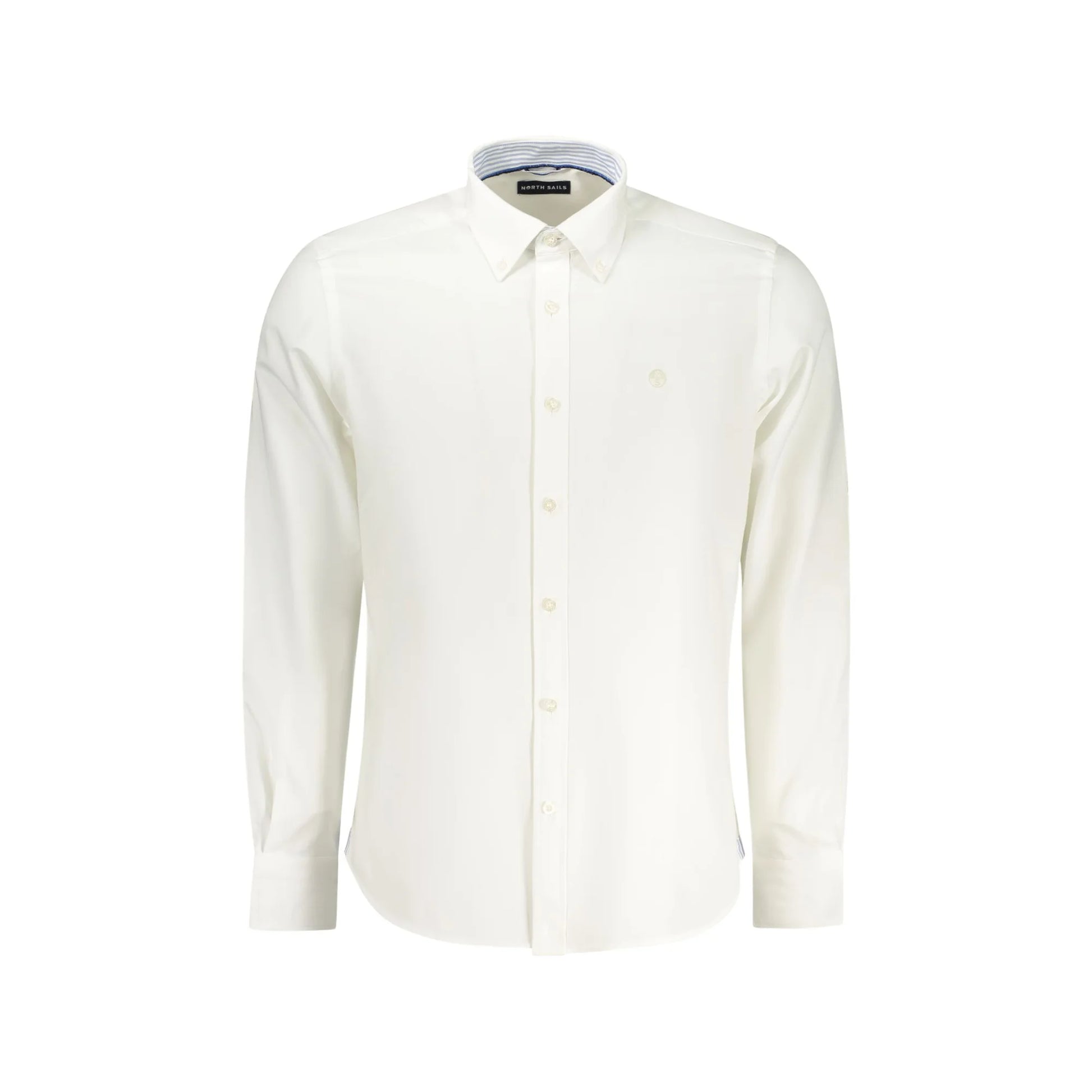 North Sails Camicia Maniche Lunghe Uomo Bianca Ricamo Camicie Bianco - foto prodotto