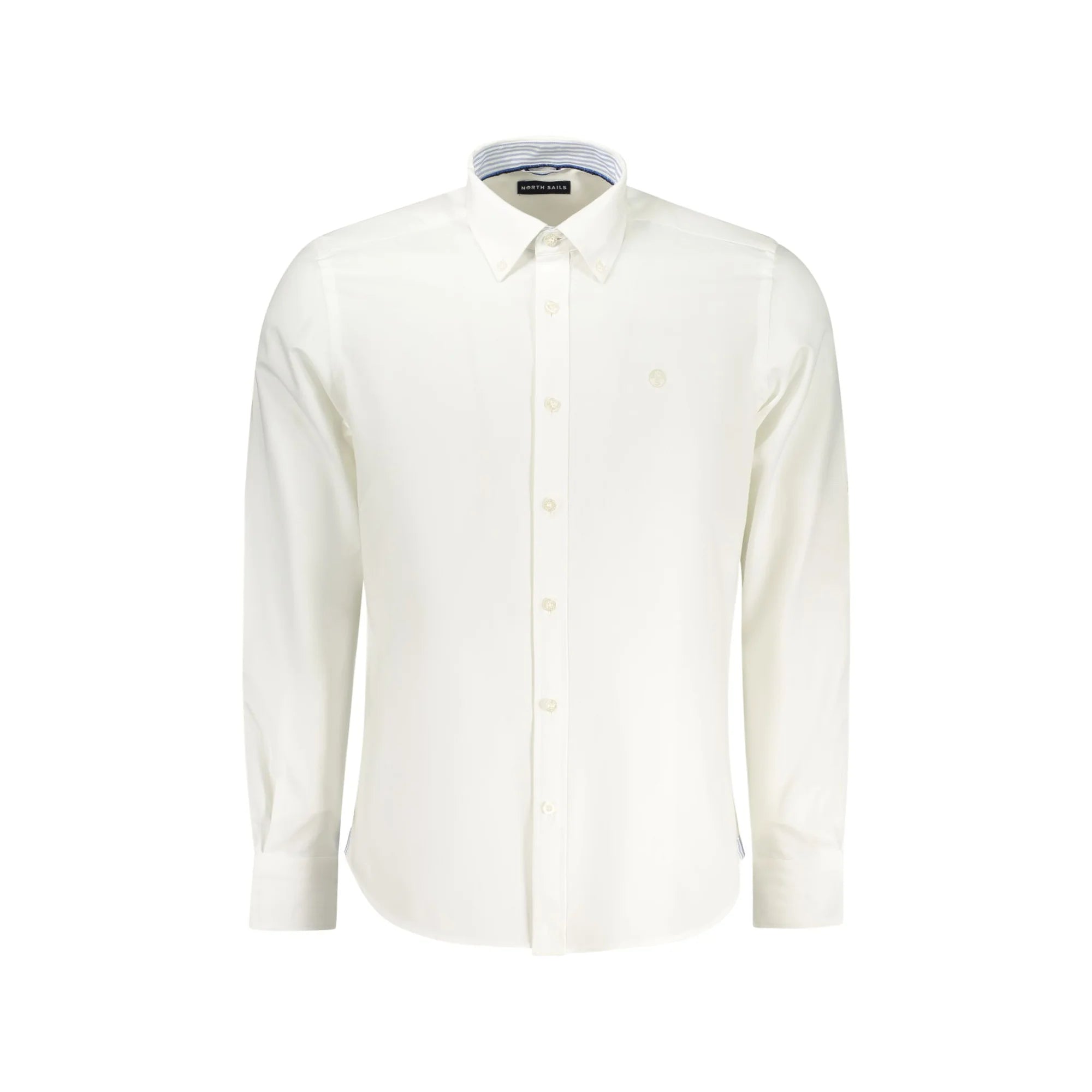 North Sails Camicia Maniche Lunghe Uomo Bianca Ricamo Camicie Bianco - foto prodotto