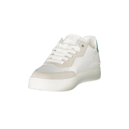 CALVIN KLEIN Sneakers Uomo Bianche con Lacci e Dettagli bianco - vista 3